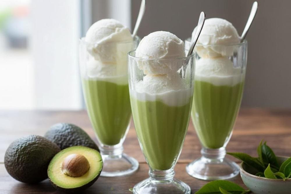 Kem bơ là món ăn vỉa hè bạn nhất định phải thử khi du lịch Lâm Đồng.